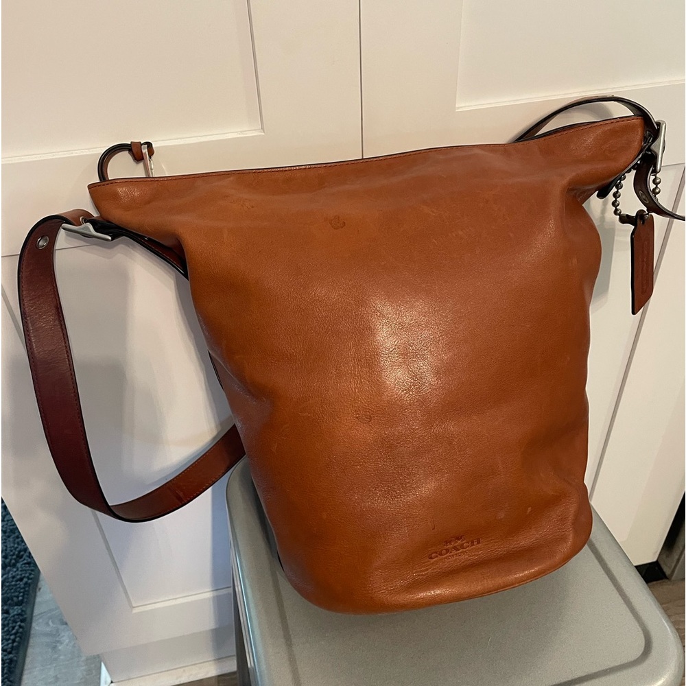 Coach leather Bleeker bucket bag